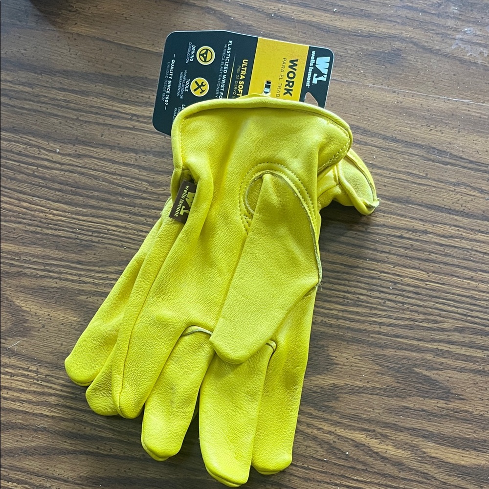 Yellow Work Gloves